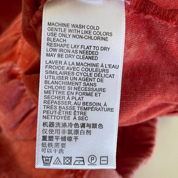 Urban Outfitters Lace Up Cropped Tank Top Color Terra Cotta Women’s Size M NWT - Picture 4 of 8